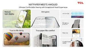 TCL, tecnologia NXTPAPER AMOLED e tutte l e novità al MWC 2026