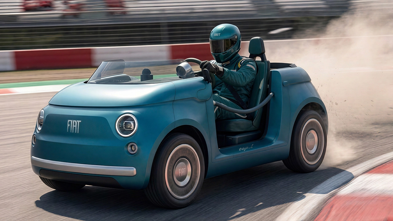 Fiat Topolino Top. L e Top. J: le one-off di Giugiaro e Lapo Elkann stupiscono al Salone di Torino Fiat Topolino Top. L e Top. J: le one-off di Giugiaro e Lapo Elkann stupiscono al Salone di Torino